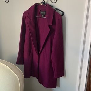 Rachel Zoe wool blend topper coat x s
